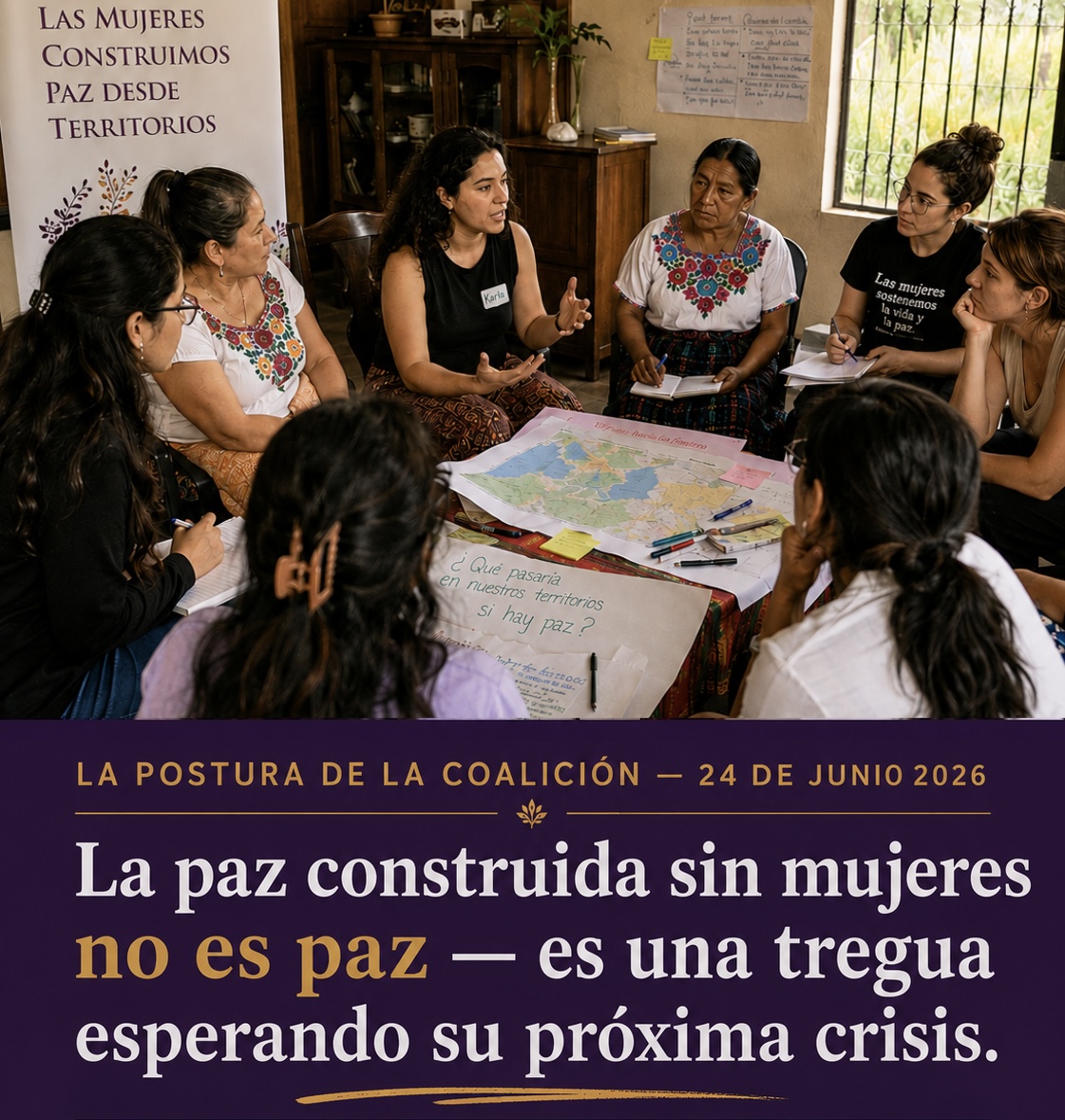 La paz sin mujeres no es paz — Coalición 8M 2026